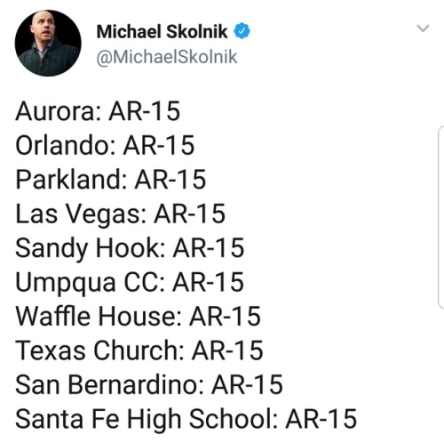 liberalsarecool: America has a problem: white men and AR-15s Patriarchy and patriarchal institutions