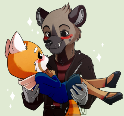 hikariviny:   I’m shipping trash sorry (?) I love Retsuko and Haida so damm much ;; I wish that we can see them together in a season two!!! ; A ; &lt;3   &lt;3