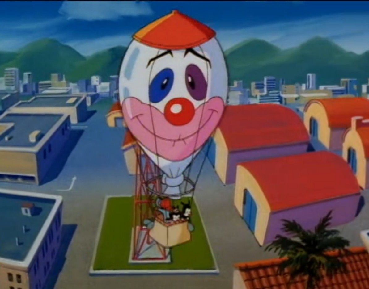 Animaniacs clown and out