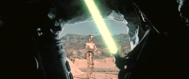 zimeta:  Return of the Jedi deleted scene: Luke finishes his new lightsaber.  