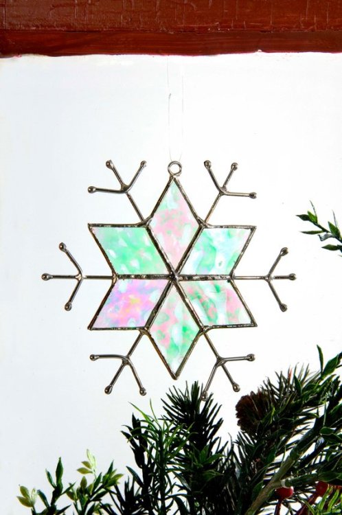 Stained Glass Snowflake //UnchartedVisions