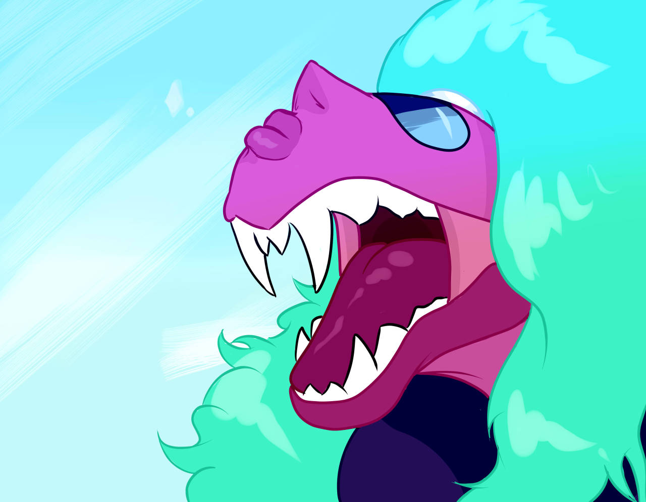 yeemu:  We don’t have to fight!I CAN’T WAIT TO TEAR YOU GEMS APART! 