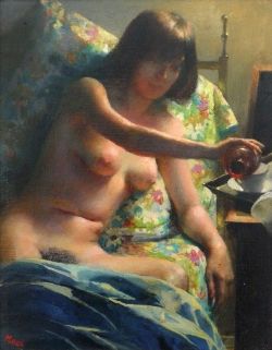 cg54kck:  Nude, c. 1970John Koch (American 1909-1978)