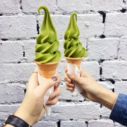 sparkadalia:  Typical green tea shot 🍦🍦 (at Rice Workshop) 