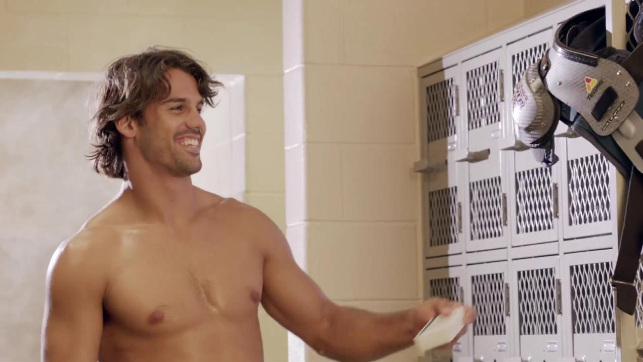 Eric Decker, Denver Broncos screen caps from Proactiv ad