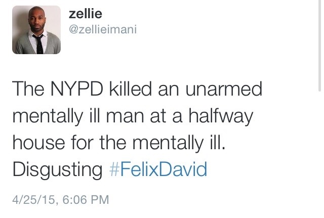 aiffe:  iwasateenagefaery:  uarhi:  krxs10:  NYPD KILLS ANOTHER UNARMED MENTALLY