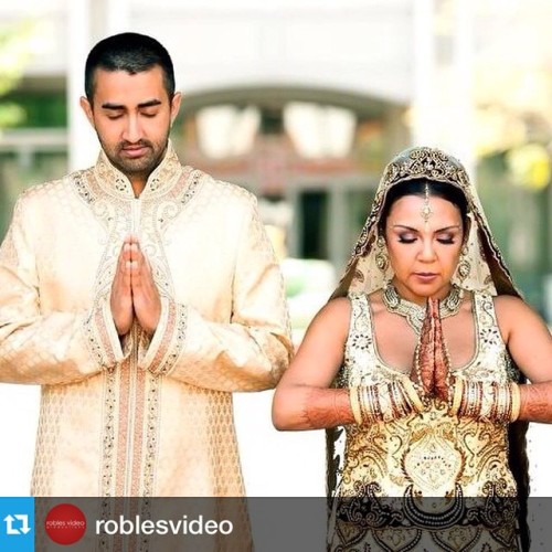 View April and Sagar&rsquo;s gorgeous wedding on the blog, link in profile! #Repost ・・・ Thank you @s