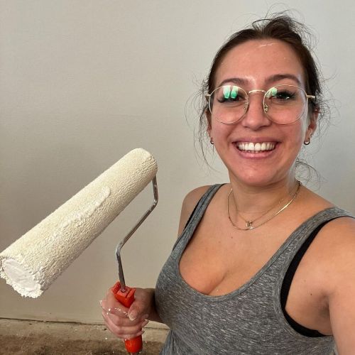 Painted my new place and it turns out I’m terrible at painting. Pretty sure I got more paint on me than I did the walls.  https://www.instagram.com/p/Cdoqo0SvLwC/?igshid=NGJjMDIxMWI=