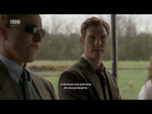 Rust Cohle y Martin Hart, sobre la necesidad de creer en Algo.