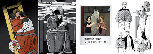 amandaelanor: Here’s (almost) all of the art included in We Can Fly Anything! (The inside back