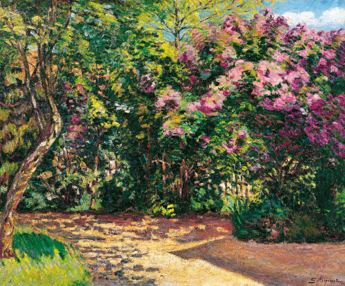 Lilac the Artist’s Garden - Armand GuillauminImpressionismMusée Bonnat