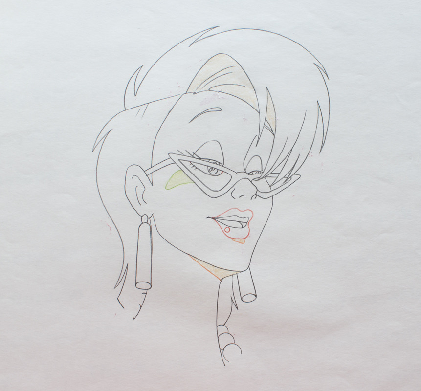 franksvarietyandvideo:  The Real Ghostbusters production animation cel