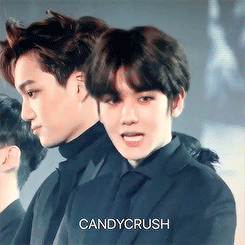 baehkkyun:  handsome baekhyun mouthing exo to the fans and then smiling (*⌒v⌒*)