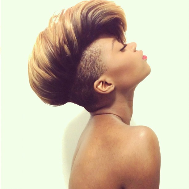 Natural mohawk hairstyles black women