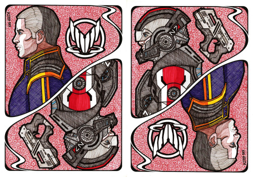 Mass Effect Cards: Commander John Shepard