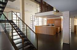 cabbagerose:  cantilevered wine room + humidor in tribeca duplex/mabbott seidel architecture via: mabbotseidel cabbagerose: …really like this…unusual feature above kitchen…clever, yes?