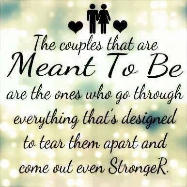 The strongest love will make it through anything