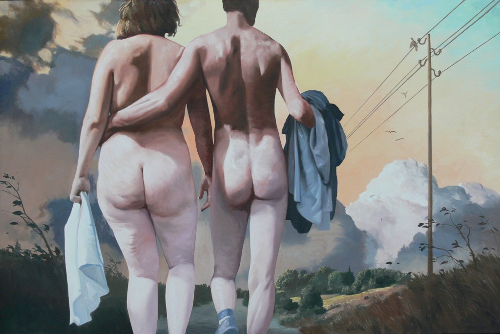 grundoonmgnx:  Rolf Ohst, Weltweit (Worldwide), 2005Oil on canvas, 100 x 150 cm
