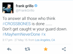 sebastianswintersoldier:  FRANK GRILLO ISN’T