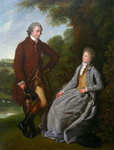 “The Duke & Duchess of Marlborough”,attributed to William Austin,c. 1787