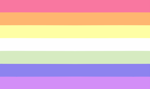 i made some trans lesbian and trans gay flags!i overlayed the flags together and got some pretty fla