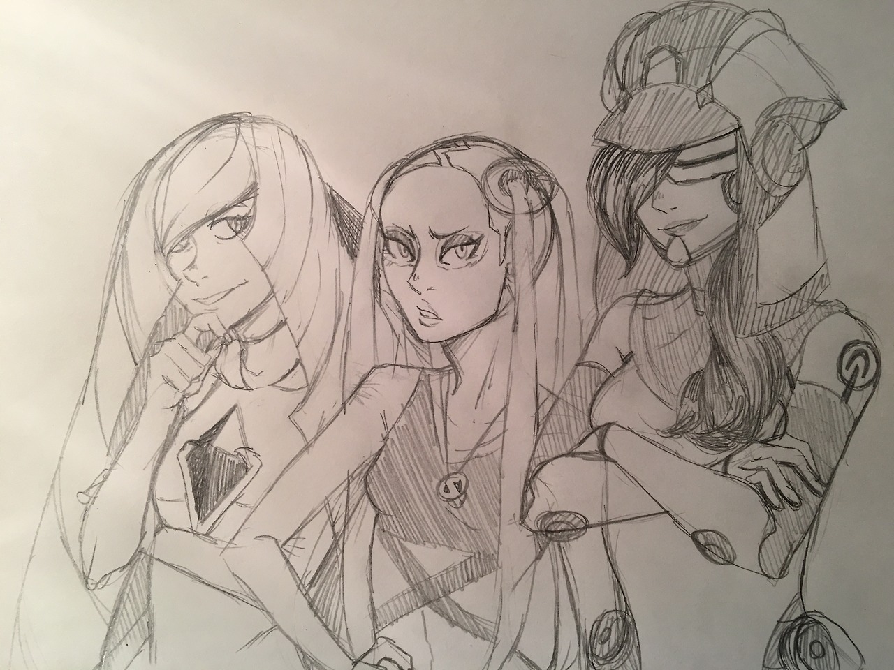 sabishiranami:  I drew my wives…Also, I hate how Game Freak designs the majority