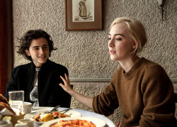 tchalametdaily:Want to know what I call him? “Pony,” because he’ll come up to Greta and me and nuzzle us. — Saoirse Ronan on Timothée Chalamet for The New York Times.