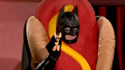 teamcoco:  National Batman AND Hot Dog Day