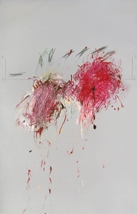 nearlya:  Cy Twombly  Nine Discourses on Commodus, 1963 Oil, crayon and pencil on canvas 