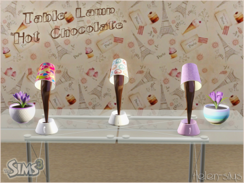 TS3 Table Lamp “Hot Chocolate” http://helen-sims.blogspot.ru/2016/05/ts3-table-lamp-hot-