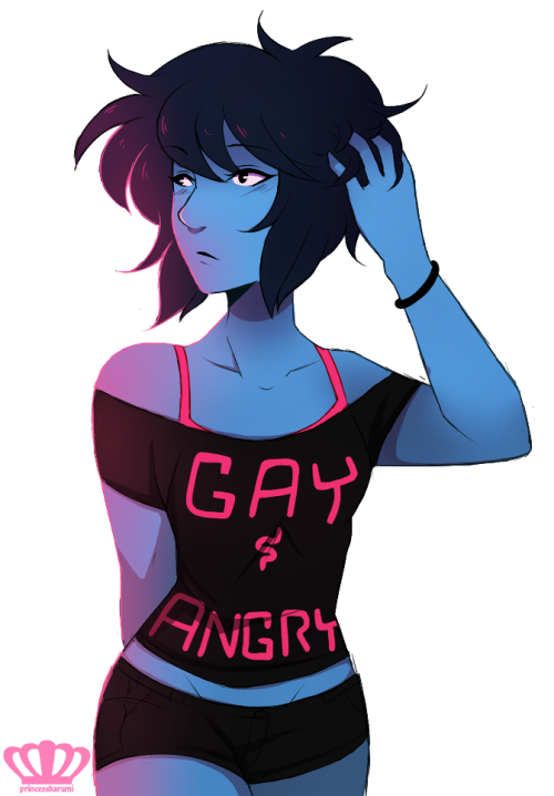 Porn Pics princessharumi:  have a Lapis doodle ~ edit