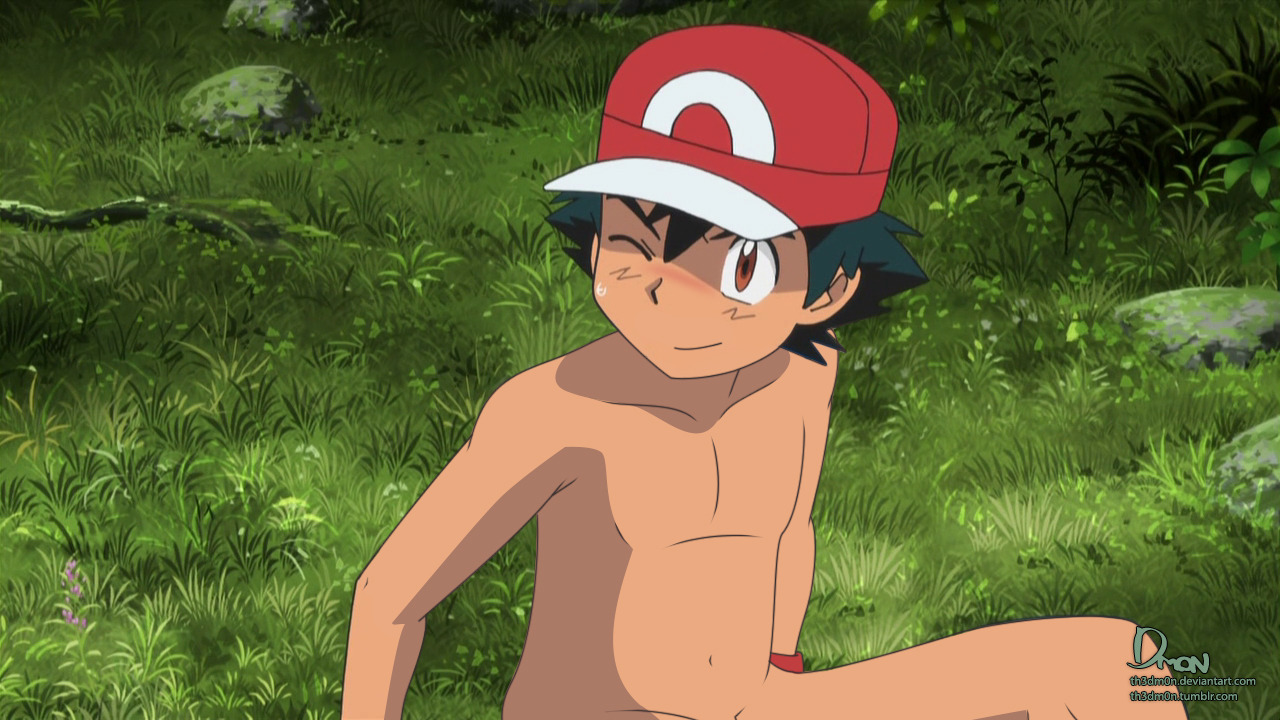 th3dm0n: Ash Ketchum - Come and Get It!  As Ash and Clemont were alone in the forest,