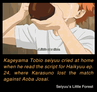 seiyuuslittleforest:  Haikyuu!! credit