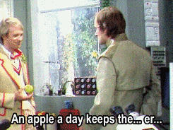 cleowho:&ldquo;An apple a day…&rdquo;Kinda - season 19 - 1982