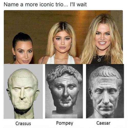 roughromanmeme:Ffs Octavian, Antony and third wheel Lepidus would be more iconic lol.