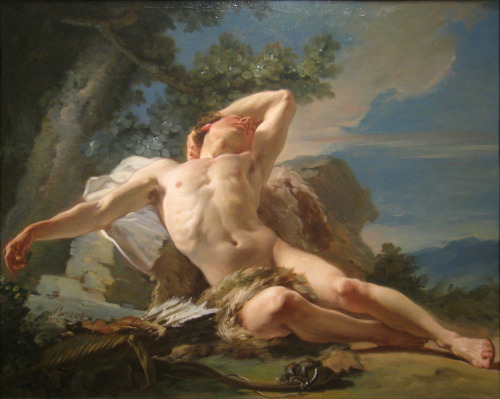 muthologos:  Sleeping Endymion - Nicolas-Guy Brenet 