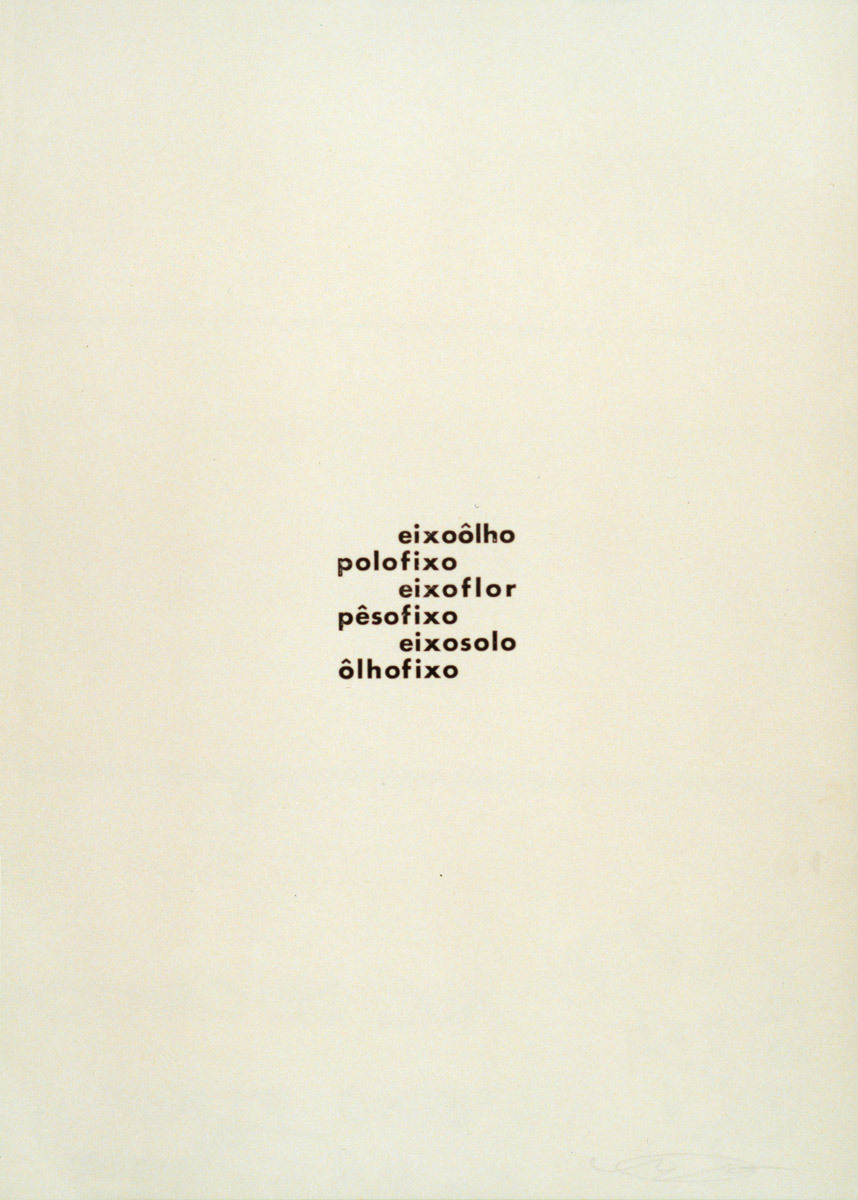 garadinervi:
“ (from) “Noigandres 4 - poesia concreta”, Edited by IRWA industria grafica, São Paulo, Brazil, 1958; Works: Décio Pignatari, Hambre; Décio Pignatari, Life; Haroldo De Campos, Fala Clara; Haroldo De Campos, Branco; Haroldo De Campos,...