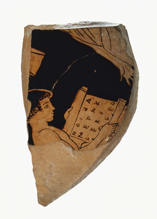 thegetty: Schoolboys of Ancient Greece were made to memorize the works of great poets (especially H