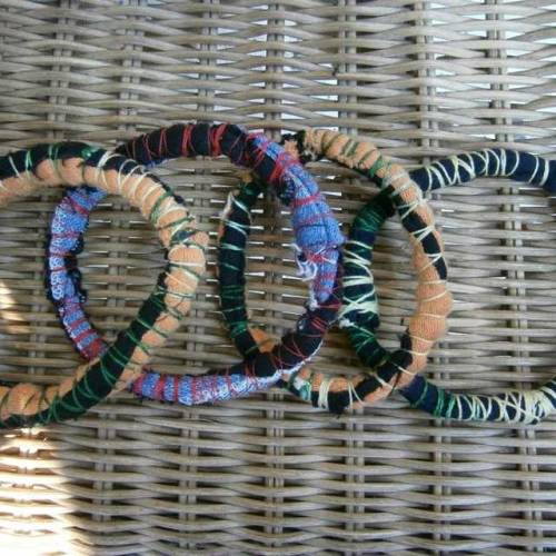 Fabric bangles!!!  #fabricjewelry #fabric #bracelet #fabricbracelet #jewelry #handmadecuff #handmade