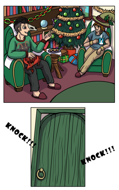 mythicmayhemcomic:Hope you all had a fantastic holiday! Here is the fun crossover special featuring 