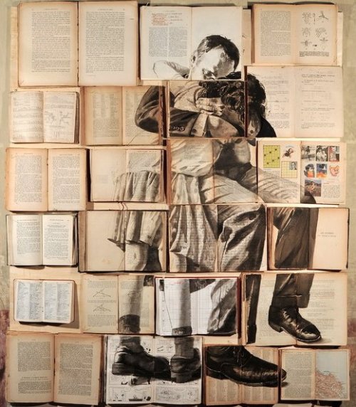 andrew-neil-parr:  Book Paintings by Ekaterina Panikanova (Via Huffington Post) 