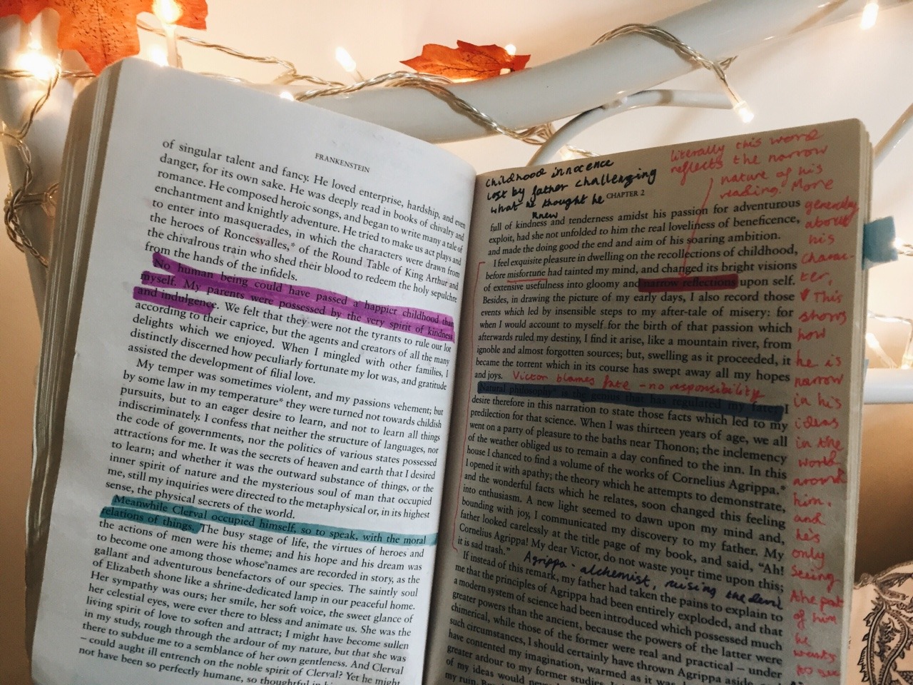 georgies-studies:Coffee, rain and annotations. ✨☕️