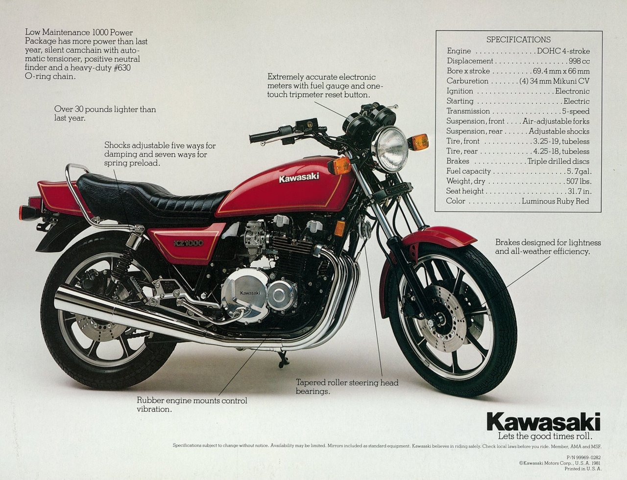 Kawasaki NOS NEW 92003-198 Bolt KZ KZ1000 LTD Police 1976-81