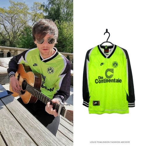 Louis on Instagram | April 23, 2020Vintage Borussia Dortmund ‘95 home jersey (available for $120)