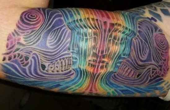 Alex Grey inspired ink