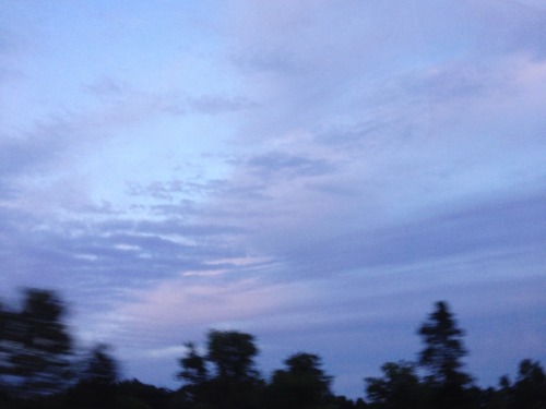 paledase:The sky was beautiful on the way home from Warped tour