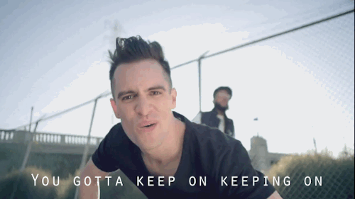 sorryyourenot:Keep On Keeping On // Travie McCoy ft. Brendon Urie [x]