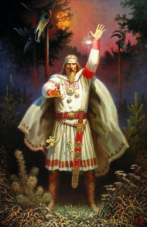 arjuna-vallabha:Boris Olshansky,  The night of the warrior.