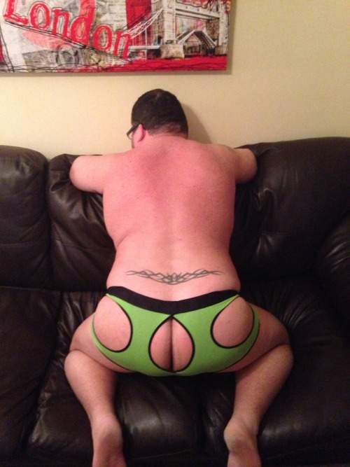 bearlust:  numberonechubby:  New Assless Undies,   Holes