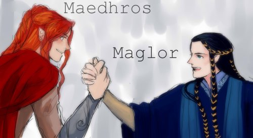 nevui-penim-miruvorrr:Siblings Week!Maedhros & Maglor.